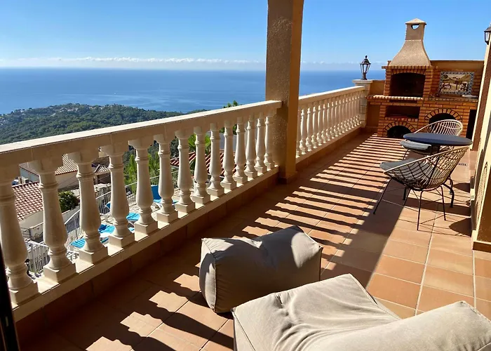 וילה Violetas - Magnificent Sea View, 8 Pers And Baby Cot Available, Quiet Area *